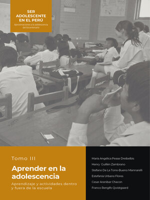 cover image of Aprender en la adolescencia. Aprendizaje y actividades dentro y fuera de la escuela